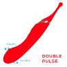 INTOYOU Stimulateur de clitoris Onax Double Pulse Rouge
